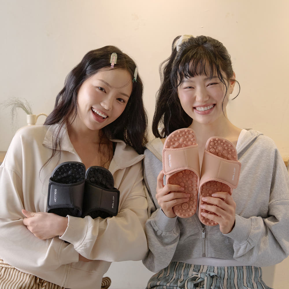 지압슬리퍼 추천｜밸롭 칼로링 사무실 실내화